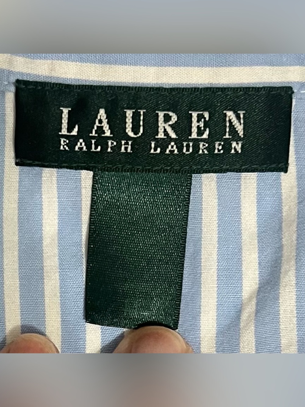 Lauren Ralph Lauren stripped night gown sleep shirt pajamas Size Small - Picture 7 of 7